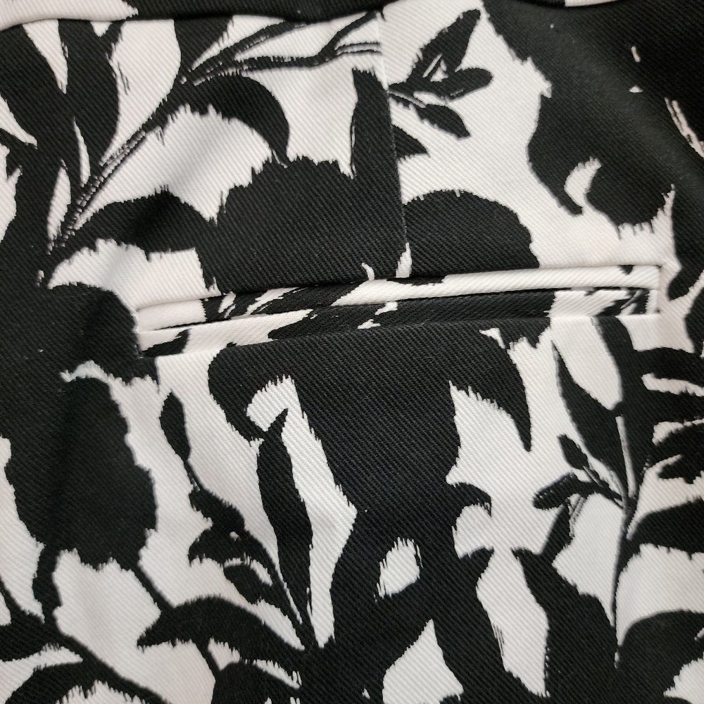 Adam Lippes Printed Cotton-Blend Straight Leg Flared Pants Work Wear Quit Luxury - Picture 11 of 16
